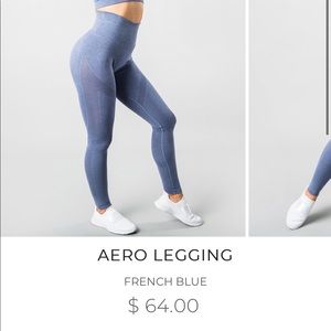 French Blue Alphalete Aero Leggings Small